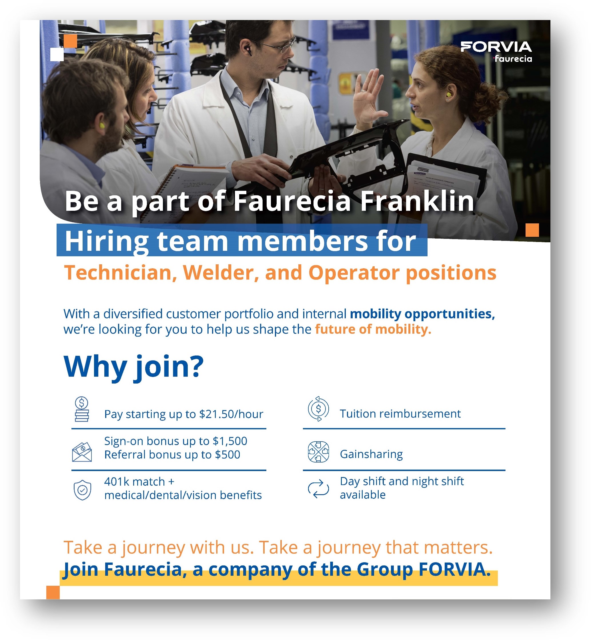 Join Faurecia Franklin OH